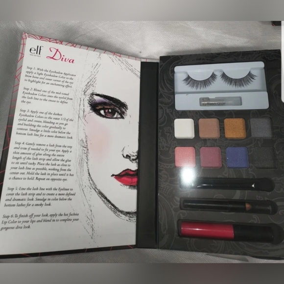 Lot of 3 e.l.f Cosmetics Beauty Books Vampire, Wicked, & Diva - Picture 9 of 10